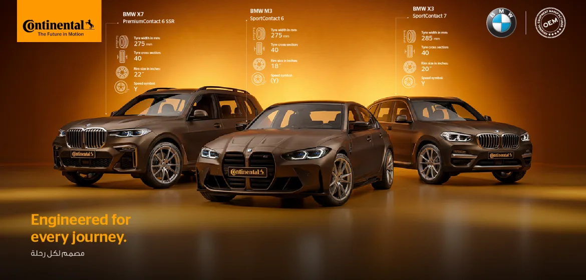Sepcial Offer on Continental Tyres for BMW in UAE