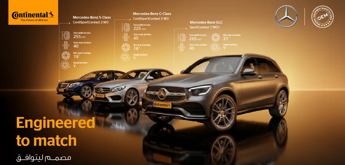 Sepcial Offer on Continental Tyres for Mercedes in UAE