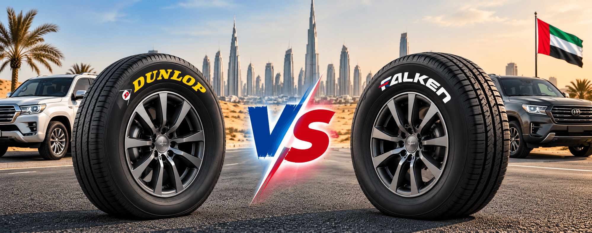 Dunlop vs Falken for SUV Owners in the UAE: Comfort, Grip and Tyre Life Compared