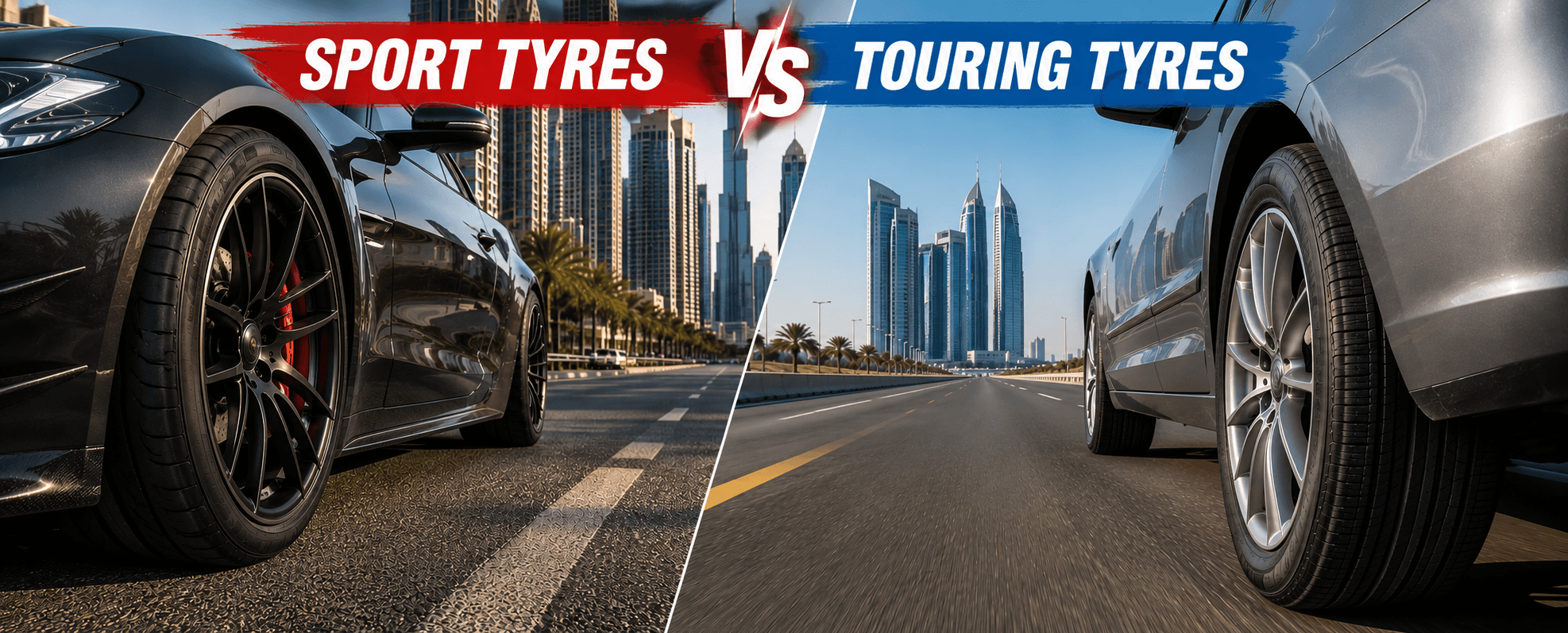 Sport Tyres vs Touring Tyres Dubai City vs Abu Dhabi Highway Use