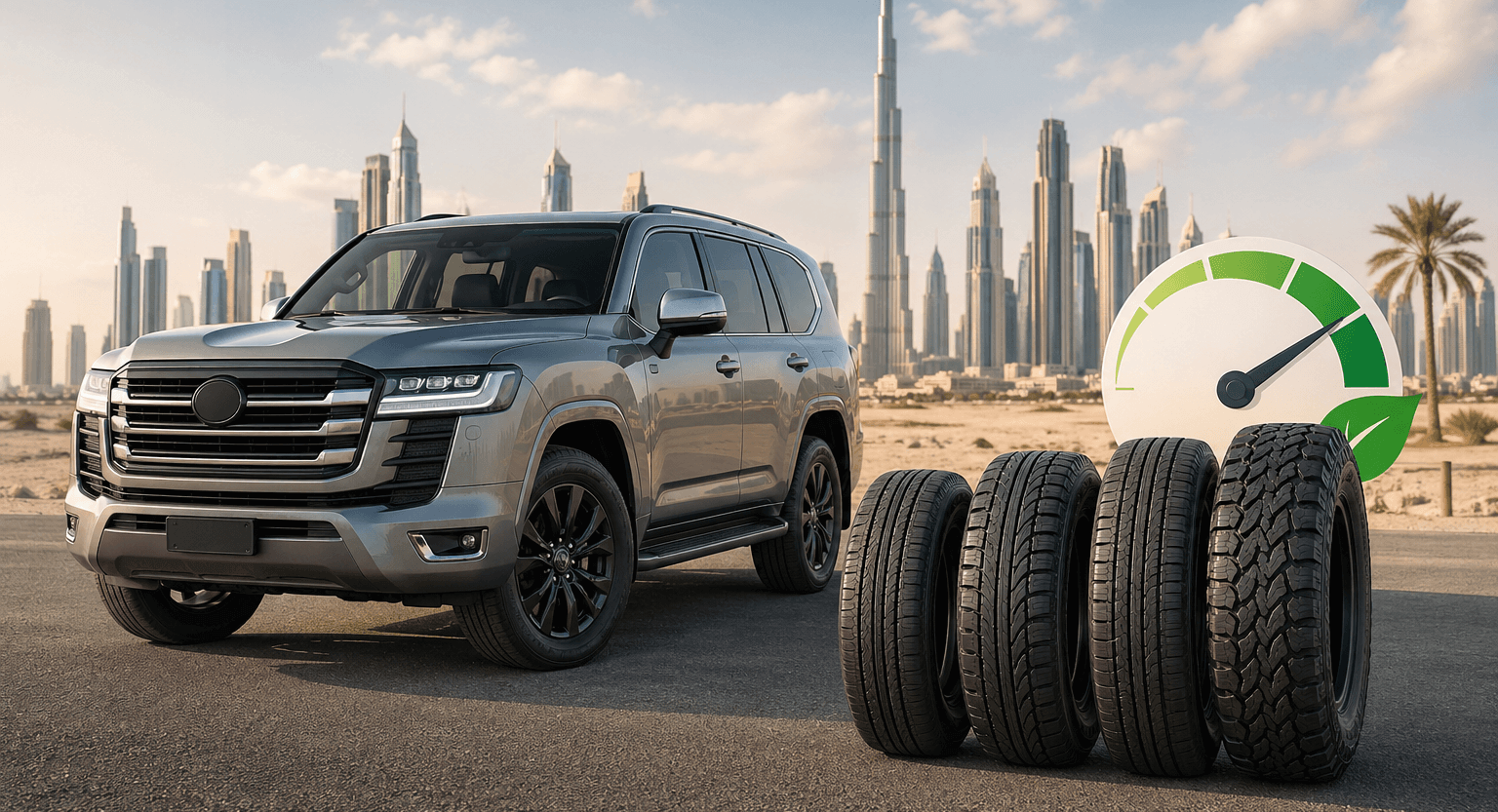 Best Tyre Size Upgrade Options for SUVs in UAE Without Affecting Fuel Economy