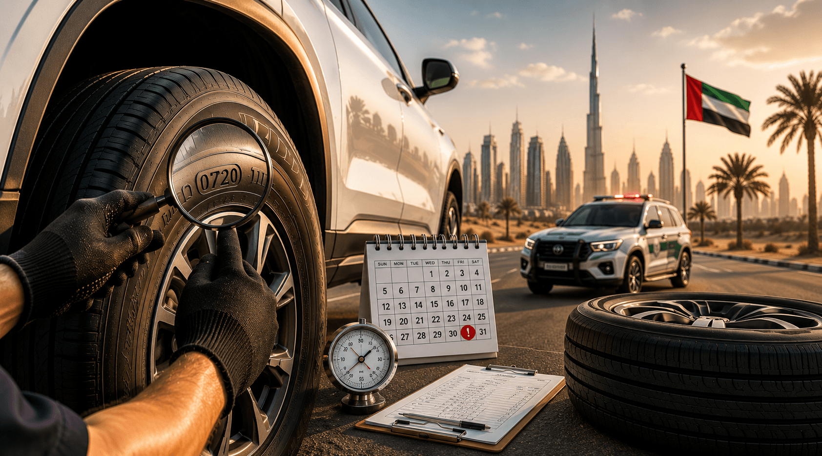 Tyre Age Limit in UAE Law: When Are You Legally Required to Replace?